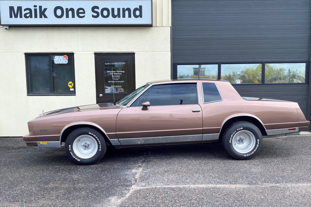 1990 Chevrolet Monte Carlo with professional window tint in North Bay